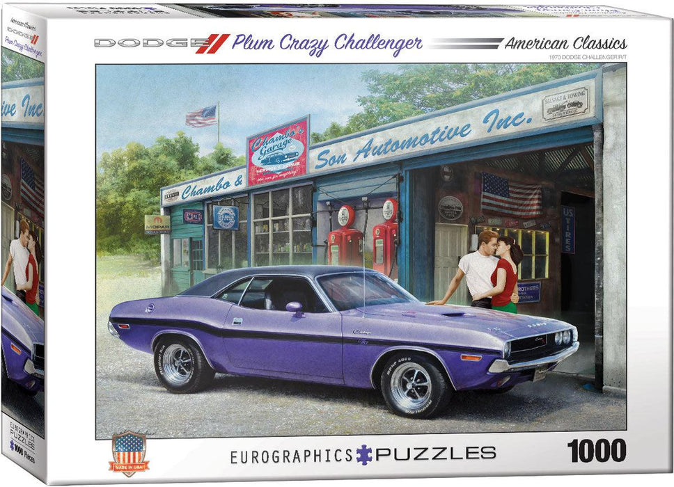 Eurographics - Plum Crazy Challenger By Nestor Taylor (1000-Piece Puzzle)