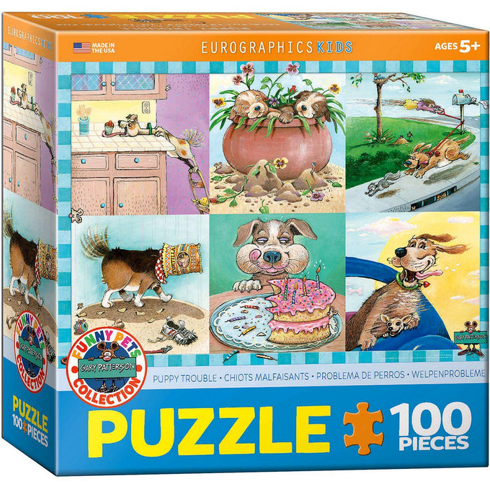 Eurographics - Puppy Trouble (100-Piece Puzzle) - Limolin 