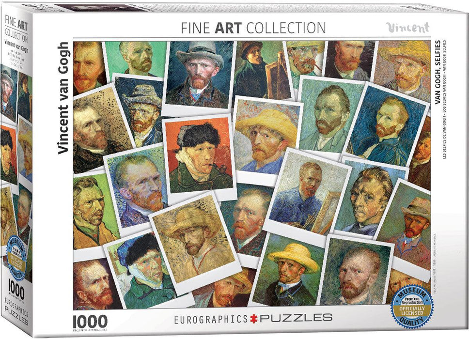 Eurographics - Selfies By Vincent Van Gogh (1000-Piece Puzzle) - Limolin 