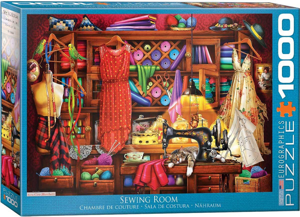 Eurographics - Sewing Room (1000-Piece Puzzle) - Limolin 