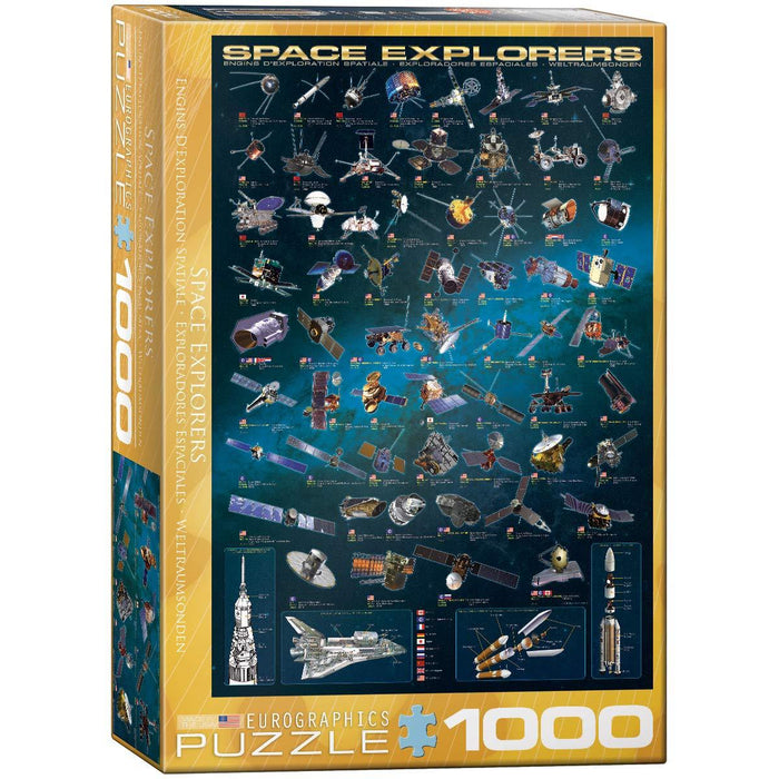 Eurographics - Space Explorers (1000-Piece Puzzle) - Limolin 