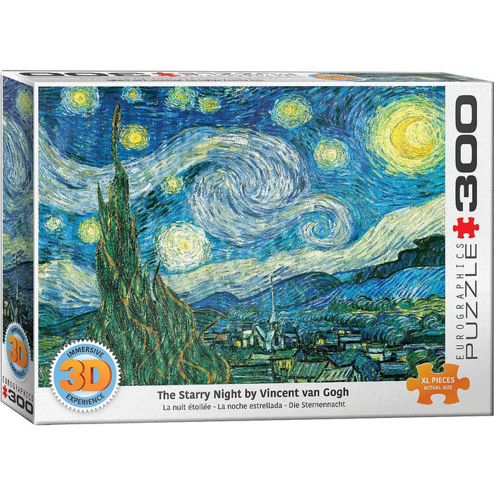 Eurographics - Starry Night 3D Lenticular (300-Piece Puzzle) - Limolin 