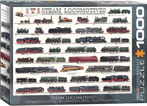 Eurographics - Steam Locomotives (1000-Piece Puzzle) - Limolin 