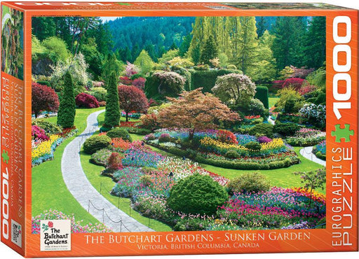 Eurographics - Sunken Garden - Butchart Gardens (1000-Piece Puzzle) - Limolin 
