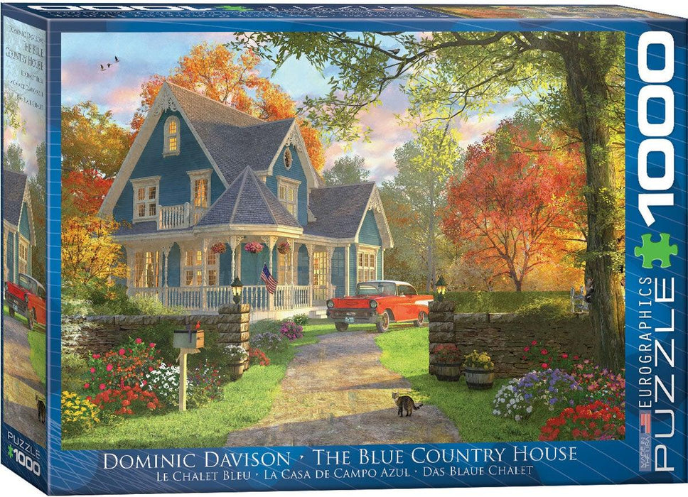 Eurographics - The Blue Country House (1000-Piece Puzzle) - Limolin 