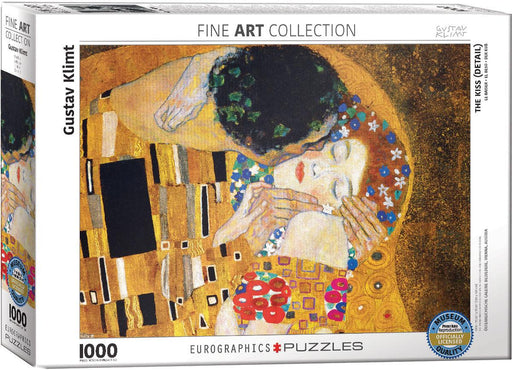 Eurographics - The Kiss - Detail By Gustav Klimt (1000-Piece Puzzle) - Limolin 