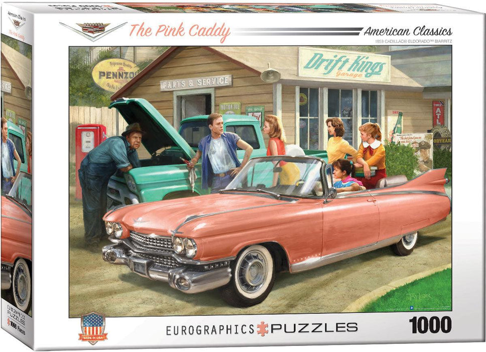 Eurographics - The Pink Caddy By Nestor Taylor (1000-Piece Puzzle)