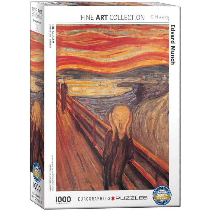 Eurographics - The Scream By Edvard Munch (1000-Piece Puzzle) - Limolin 