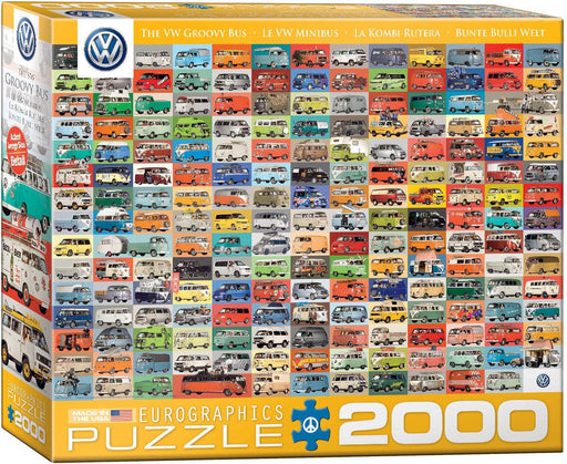 Eurographics - The Vw Groovy Bus (2000-Piece Puzzle) - Limolin 