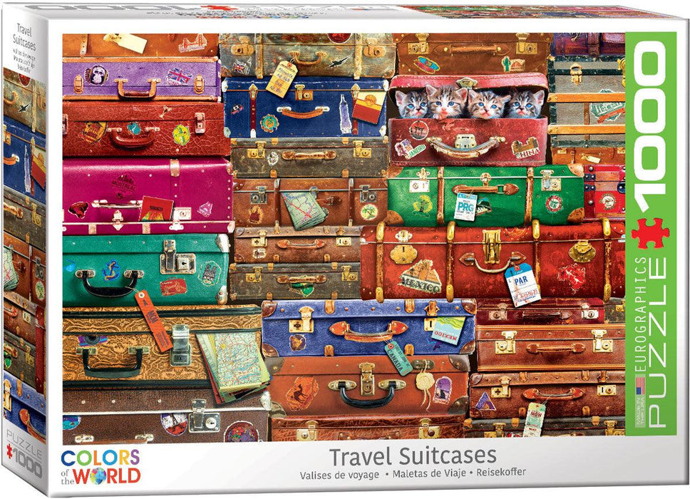 Eurographics - Travel Suitcases (1000-Piece Puzzle) - Limolin 