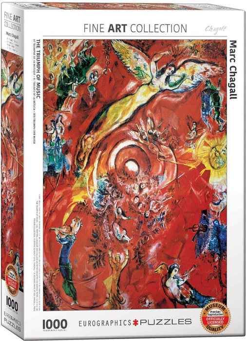 Eurographics - Triumph Of Music By Chagall (1000-Piece Puzzle) - Limolin 
