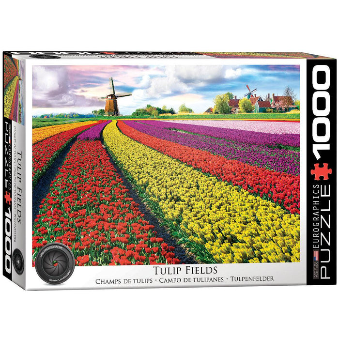 Eurographics - Tulip Fields Netherlands (1000-Piece Puzzle)