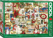 Eurographics - Vintage Christmas Cards (1000-Piece Puzzle) - Limolin 