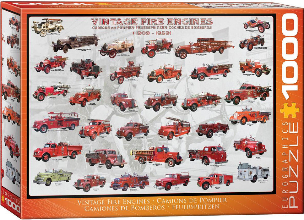 Eurographics - Vintage Fire Engines (1000-Piece Puzzle)