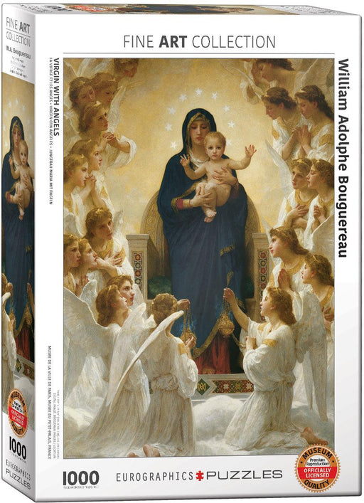Eurographics - Virgin With Angels By Williams Adolphe Bouguereau (1000-Piece Puzzle) - Limolin 