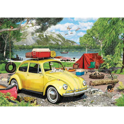 Eurographics - Vw Beetle Camping Shaped Tin (550-Piece Puzzle) - Limolin 