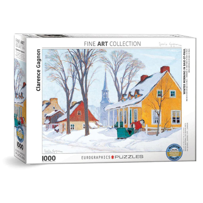 Eurographics - Winter Morning In Baie-St. Paul (1000-Piece Puzzle)
