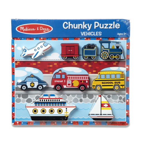 Melissa & Doug - Vehicles Chunky Puzzle