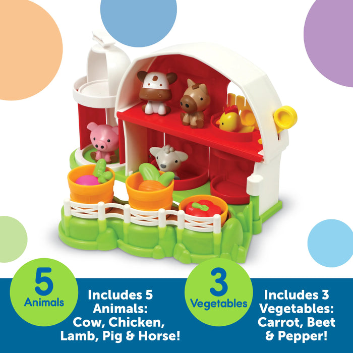 Learning Resources - Peekaboo Learning Barn Playset