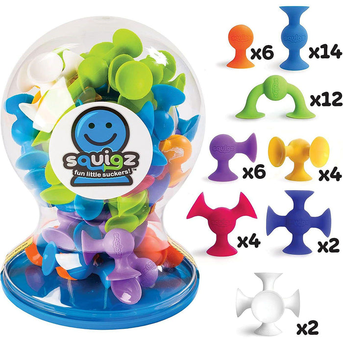 Fat Brain Toys - Squigz Deluxe Set - Limolin 