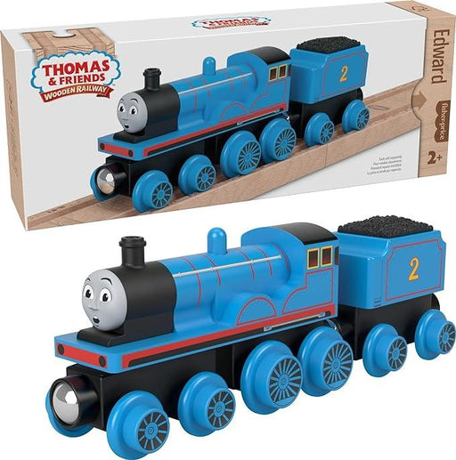 Fisher-Price - Thomas And Friends - Wood Edward Engine & Car (Large)
