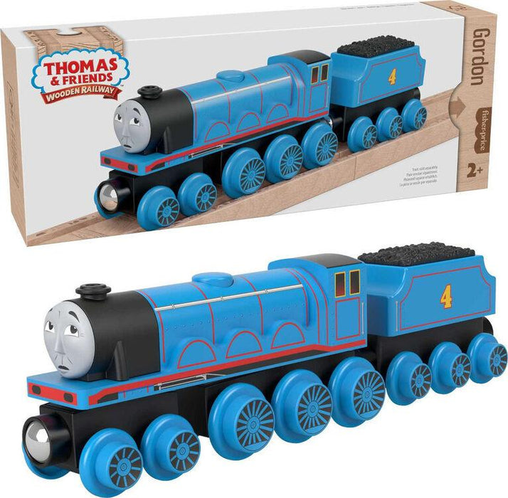 Fisher-Price - Thomas And Friends - Wood Engine & Car - Large - Gordon