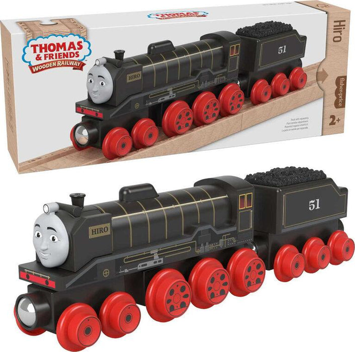 Fisher-Price - Thomas And Friends - Wood Engine & Car - Large - Hiro