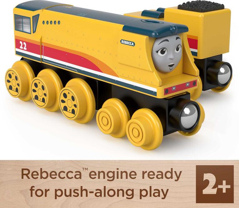 Fisher-Price - Thomas And Friends - Wood Engine & Car - Large - Rebecca