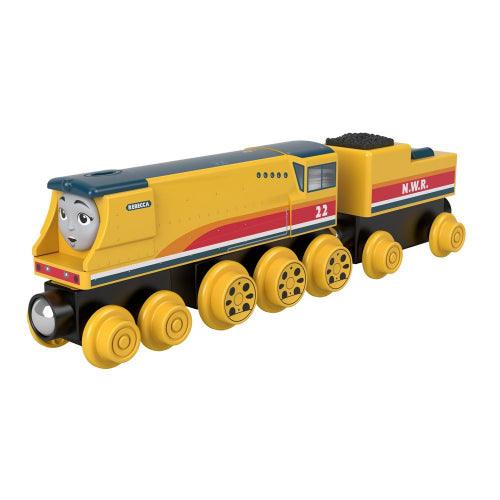 Fisher-Price - Thomas And Friends - Wood Rebecca Engine & Car (Large)
