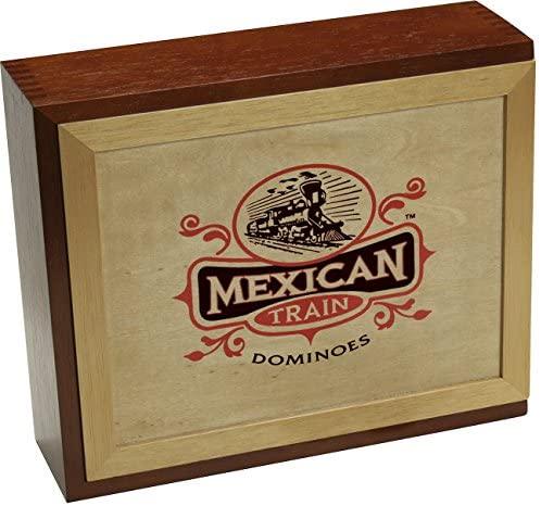 Front Porch - Mexican Train Dominoes (wooden case) - Limolin 