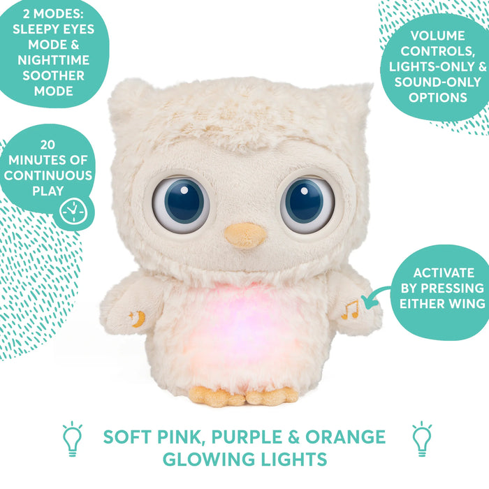 Gund - Baby - 8" Sleepy Eyes Owl Soother Animated Plush