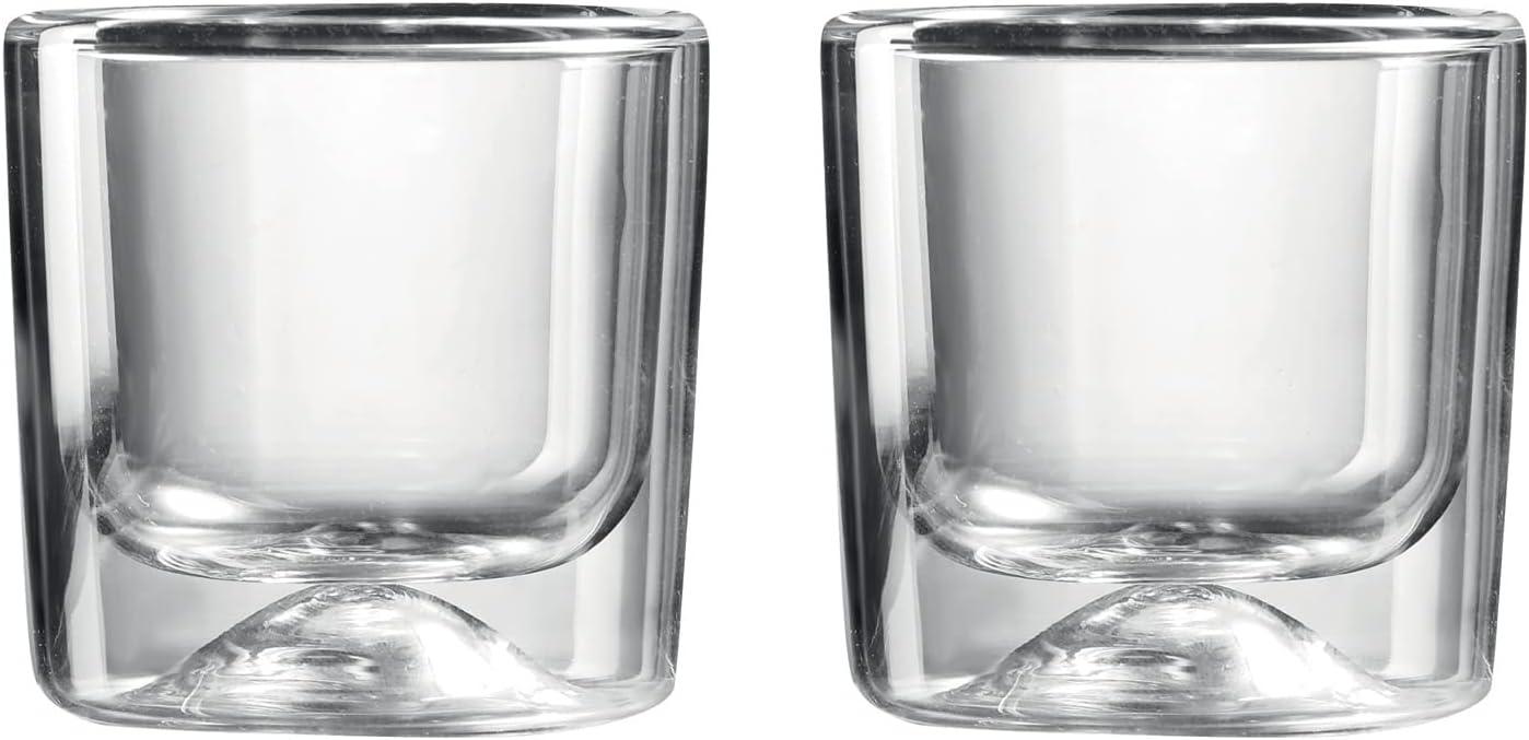 Guzzini - GOCCE - Set of 2 Double Wall Thermo-Glasses (Clear) - Limolin 