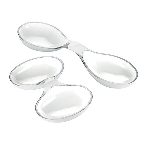 Guzzini - GRACE - Two-Tone Set of 2 Interlocking Dishes - Limolin 