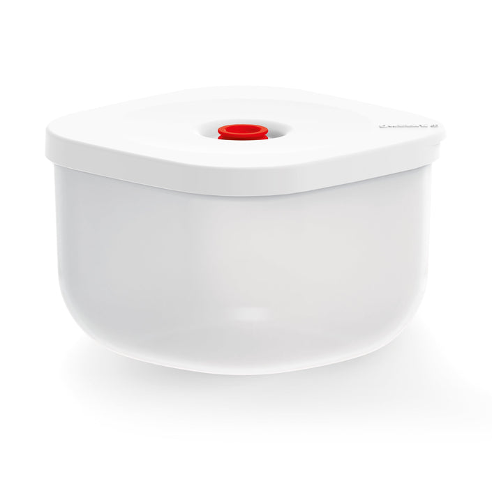 Guzzini - KITCHEN ACTIVE DESIGN - Deep Vacuum Containers M Save-It (White/Red) - Limolin 