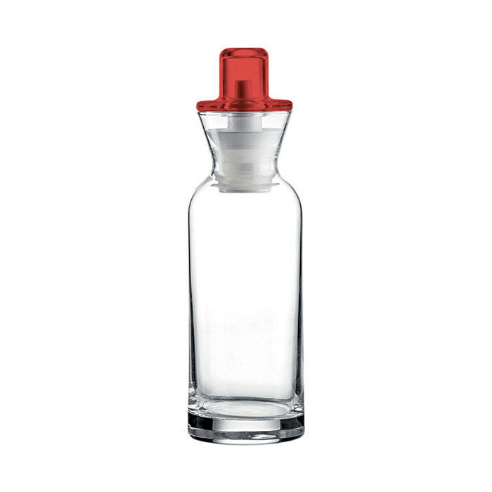 Guzzini - KITCHEN ACTIVE DESIGN - Oil Vinegar Cruet "Perfect Dressing" (Clear Red) - Limolin 