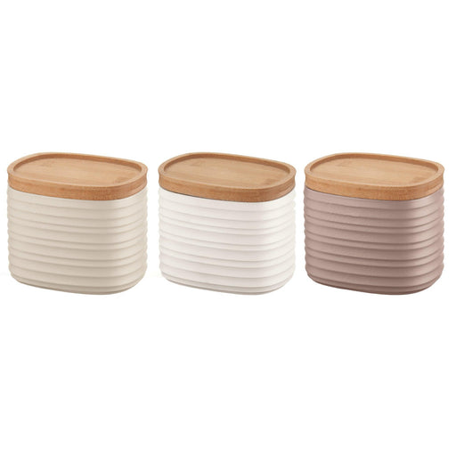 Guzzini - TIERRA - Set of 3 Small Storage Jars (Assorted) - Limolin 