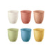 Guzzini - Set Of 6 Low Tumblers Tierra Assorted