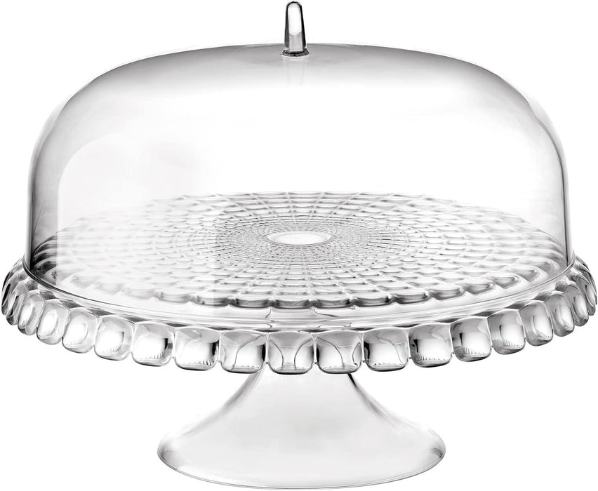 Guzzini - Tiffany - Cake Stand With Dome | 14 x 11 Inches