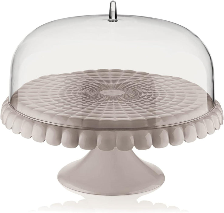 Guzzini - Tiffany - Cake Stand With Dome | 14 x 11 Inches