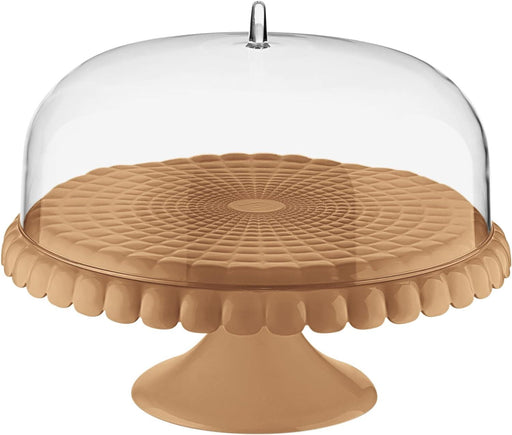 Guzzini - Tiffany - Cake Stand With Dome | 14 x 11 Inches