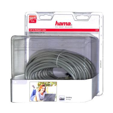 Hama - CAT 5e Network Cable Grey 50ft - Limolin 