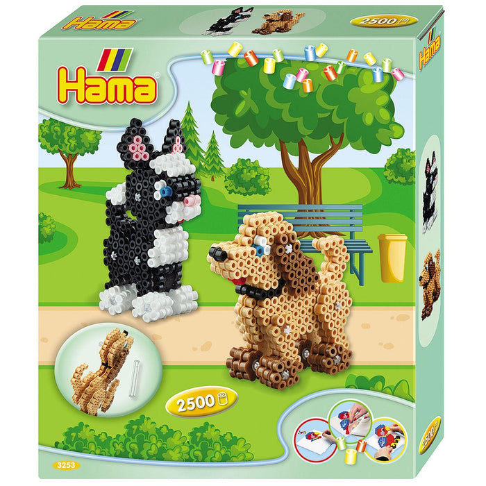 Hama - Gift Box - 3D Dog & Cat - Limolin 