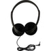 HamiltonBuhl - Headphones (50 Pack) Over Ear Personal Economical 3.5mm - Black - Limolin 