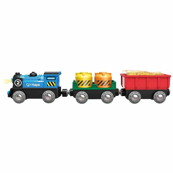 Hape - Battery - Powered Rolling - Stock Set