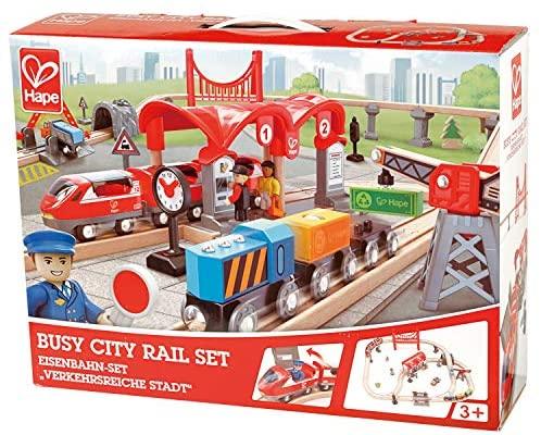Hape - Busy City Rail Set - Limolin 