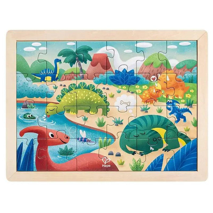 Hape - Dino Wooden Puzzle