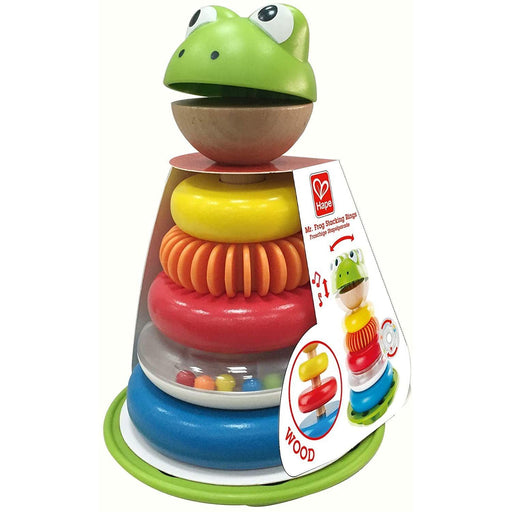 Hape - Mr. Frog Stacking Rings - Limolin 