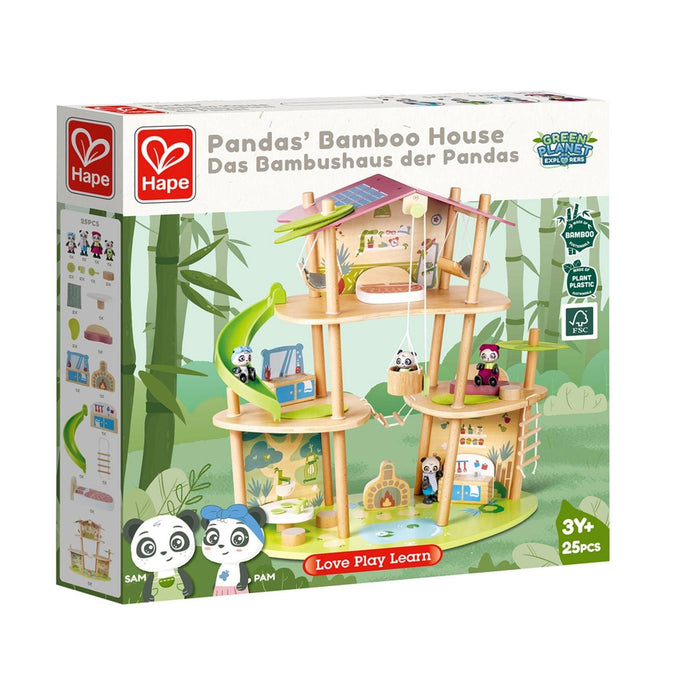Hape - Pandas" Bamboo House - Limolin 