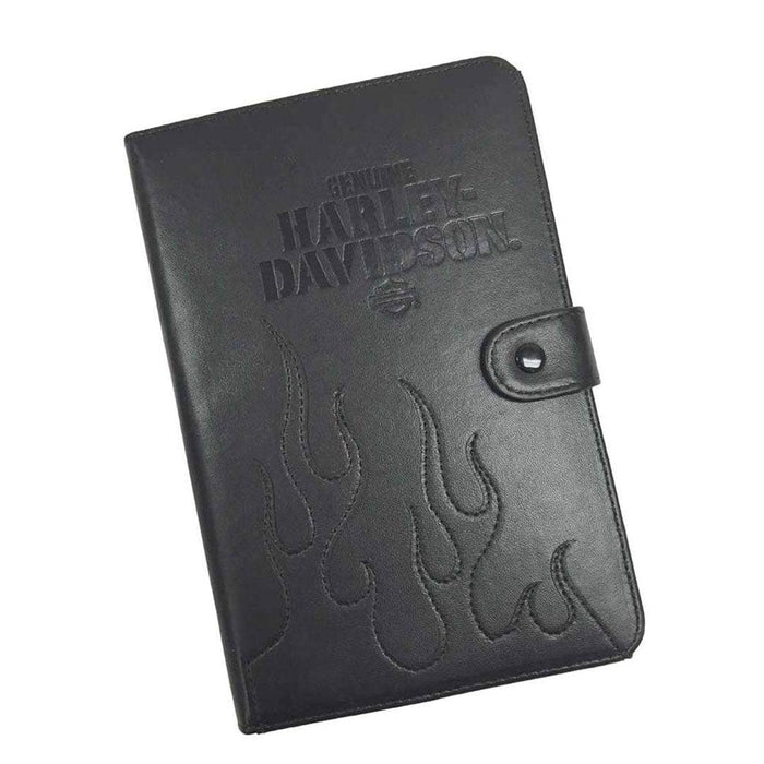 Harley Davidson - Universal 7 - 9in Tablet Folio Black Leather - Limolin 