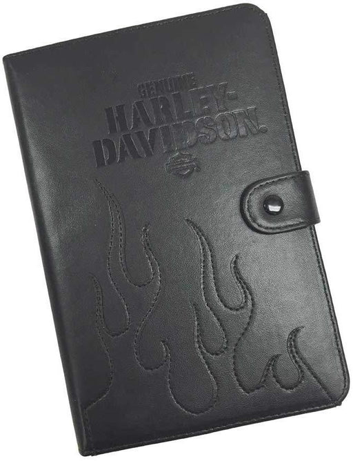 Harley Davidson - Universal 7 - 9in Tablet Folio Black Leather - Limolin 